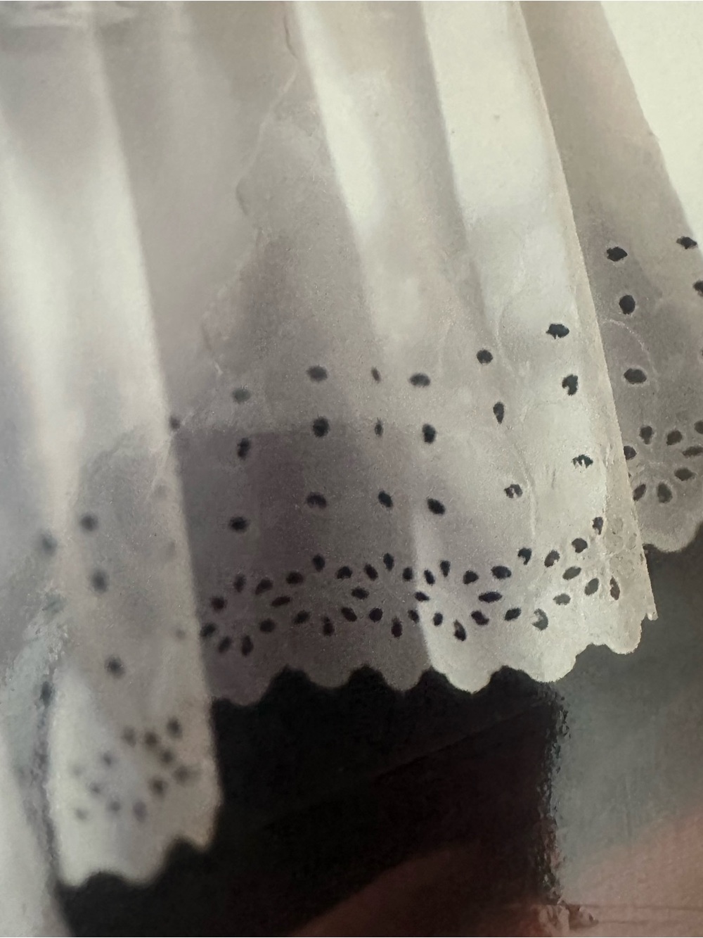 White Dust Ruffle Bedding - Picture 6 of 6